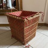 Large vintage wicker basket.