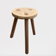 Brutalist tripod farm stool 1950