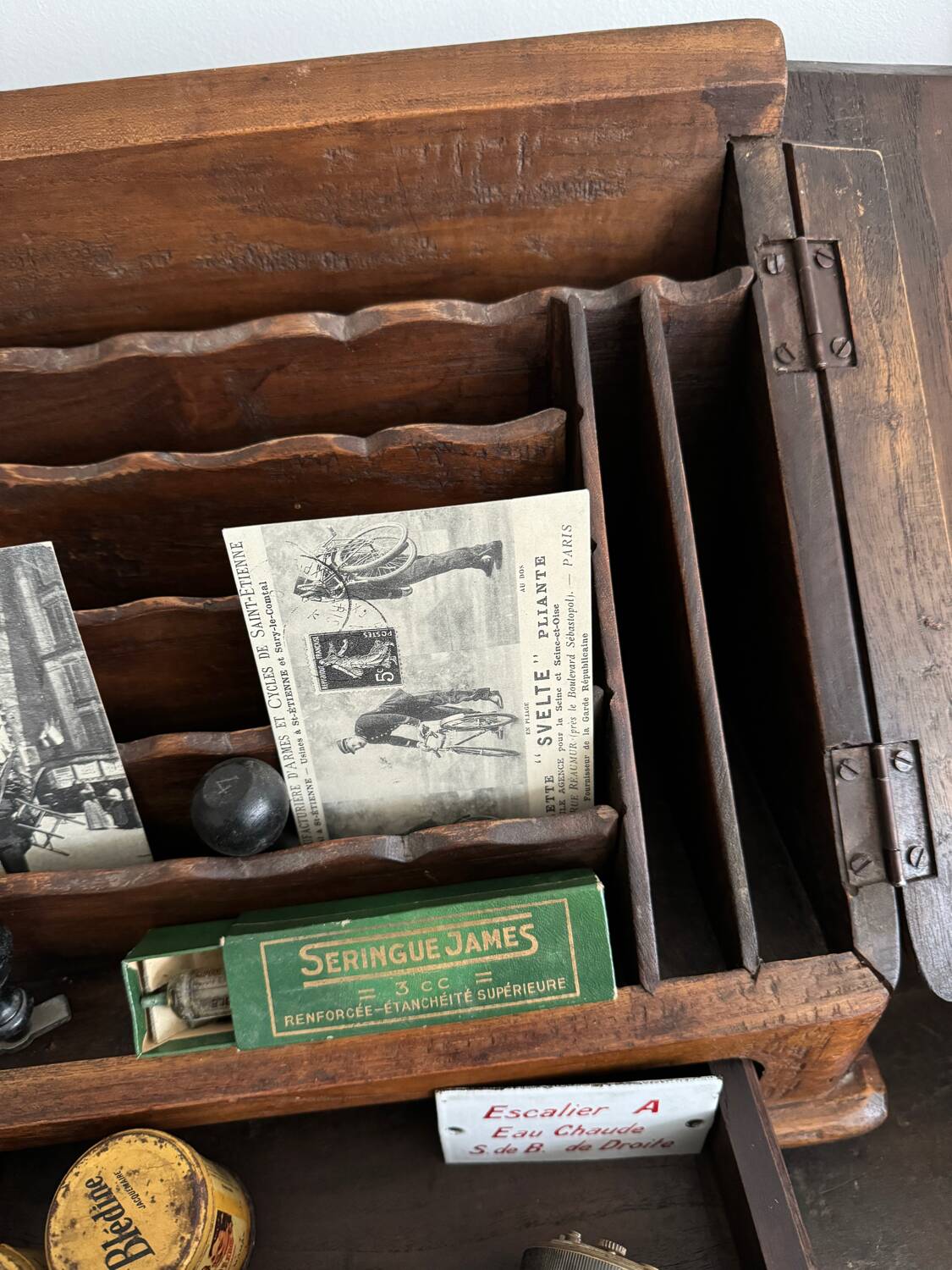 Small wooden storage unit