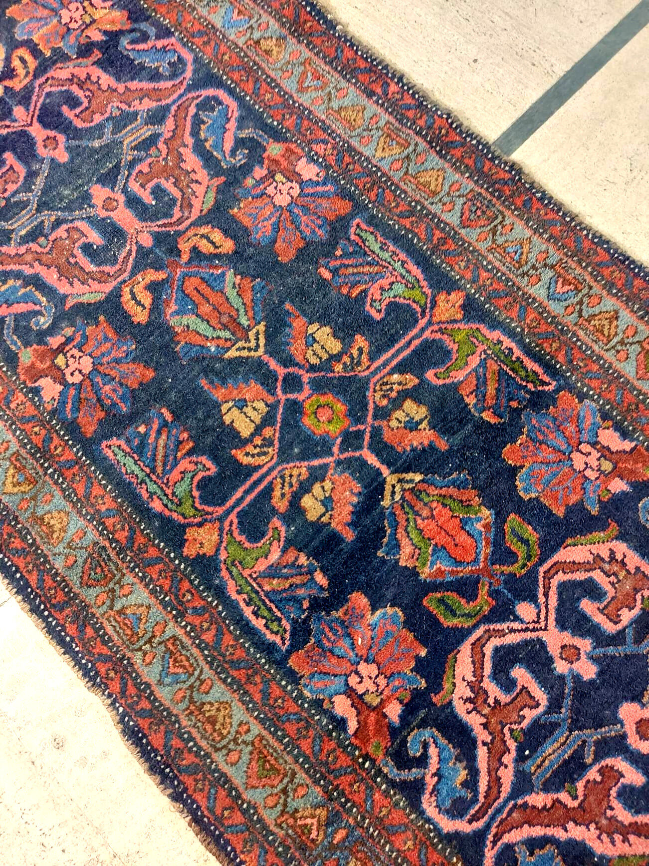 Tapis de galerie persan Maleyer , 615x80.