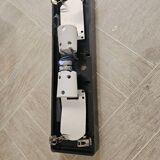 Hammered glass wall light