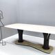 Dining table with a portuguese pink marble top