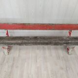 Old garden bench for children