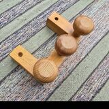 Coat rack with 3 hooks by Guillerme and Chambron