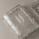 Clear glass butter dish, vintage Art Deco, 1940s Italy - timeless tableware