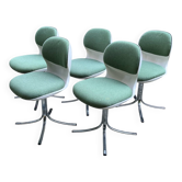 5 chaises Space Age Stoll Giroflex 7054