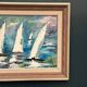 Original Swedish Oil on Panel – “Sailboats” by Bertil Thorell,  Signed