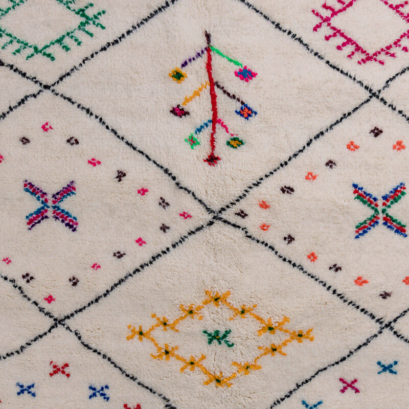 Berber carpet style azilal 185x280 cm