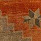 3x12 shades of brunt orange oushak runner rug