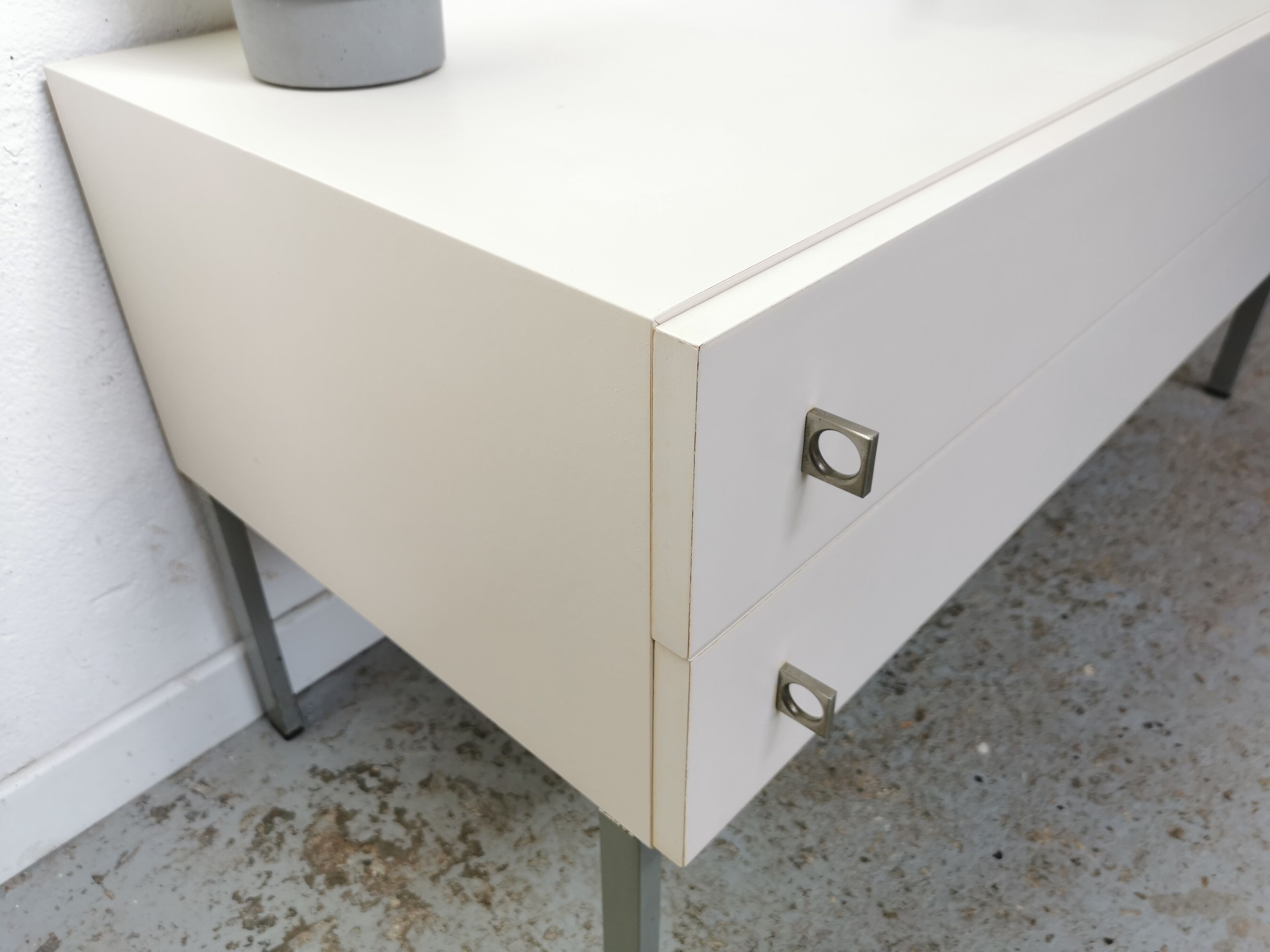 Bedside chest of drawers vintage design 1970