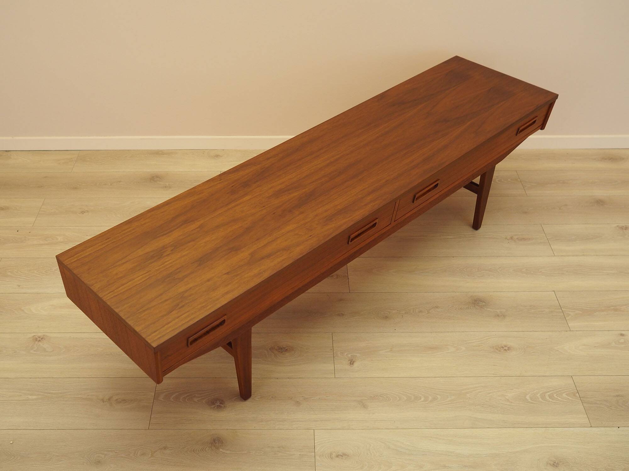 Teak lowboard, Danish design, 1960s, made in Denmark