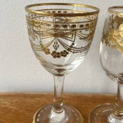 Paire de verres à liqueur Napoléon III