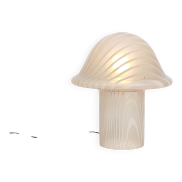 Mushroom Glass Table Lamp by Peill & Putzler, Germany, 1970s