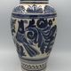 Vase poterie vintage en terre cuite vernissée de korond