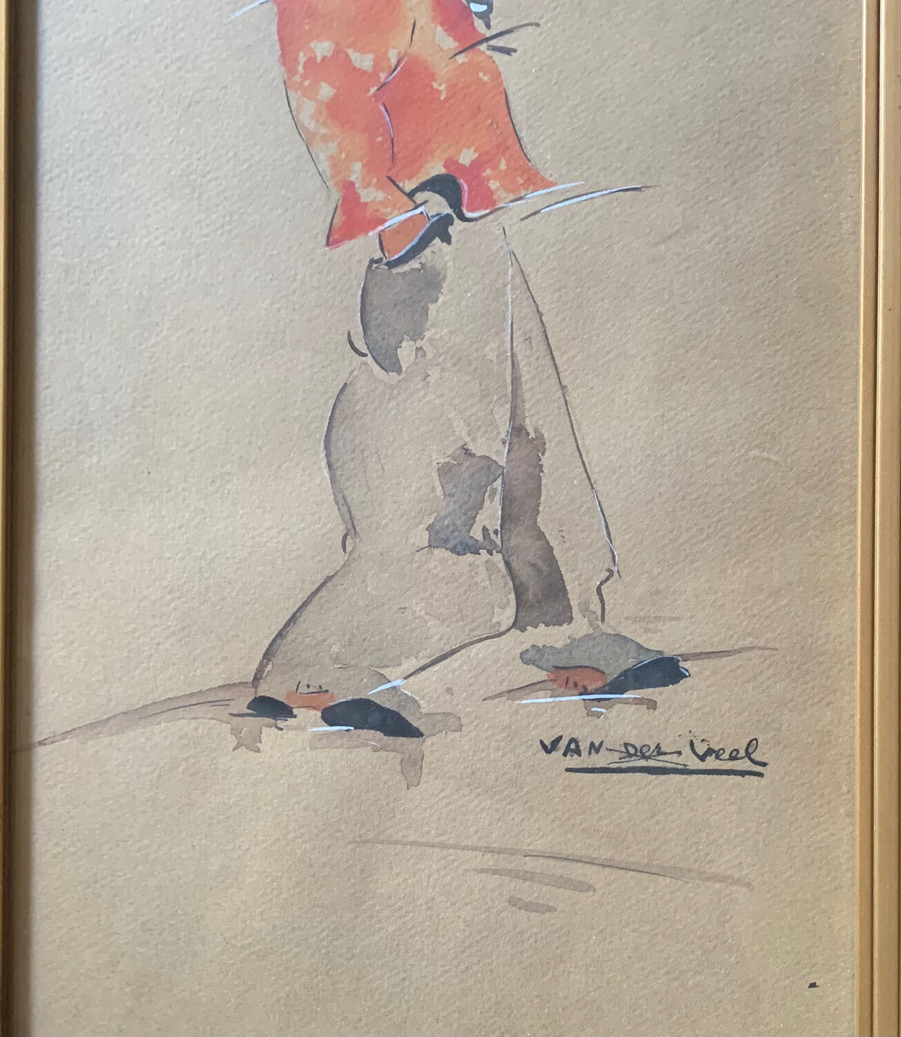 Watercolor drawing