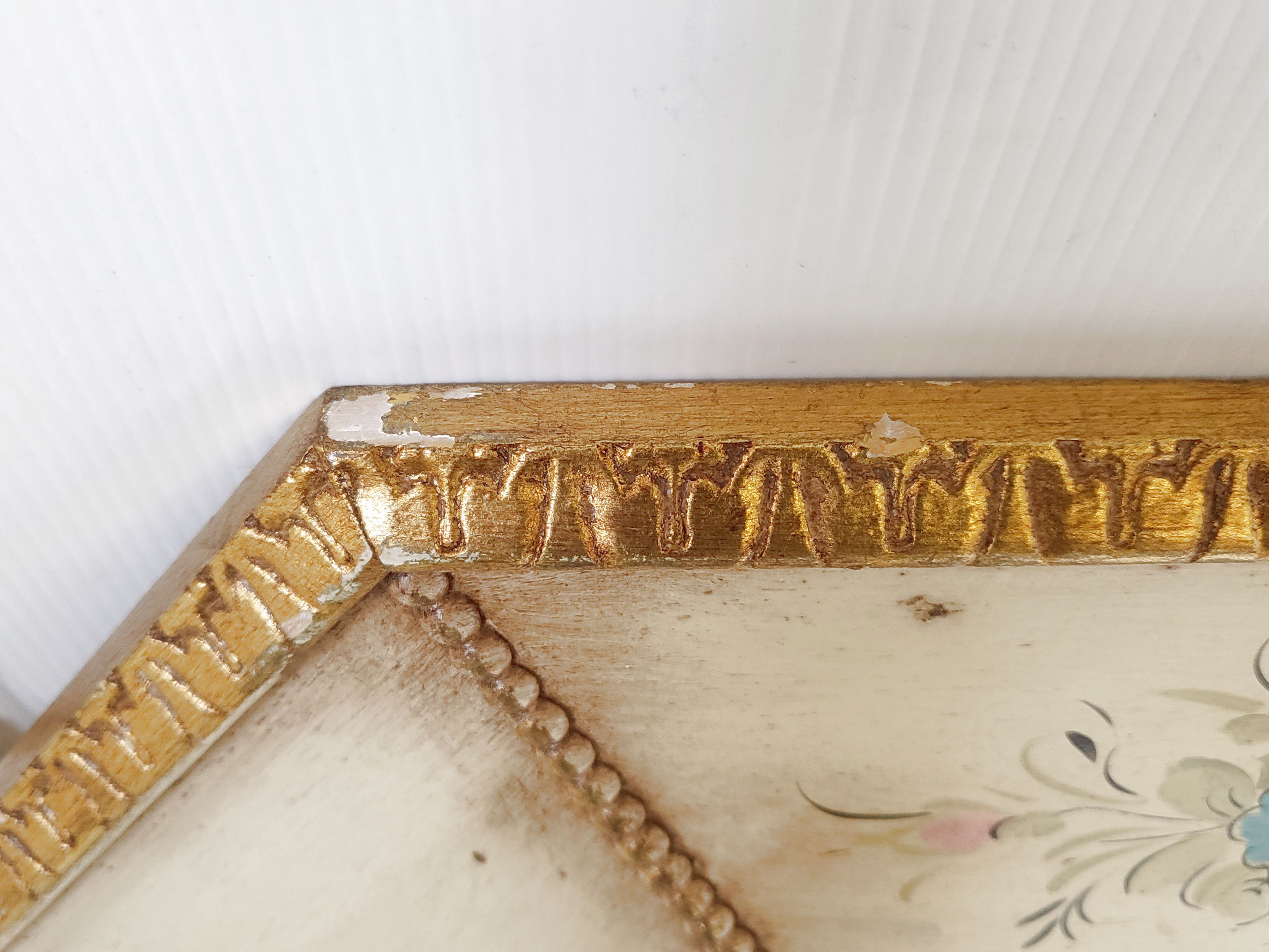 Mirror 85x70cm vintage 1950