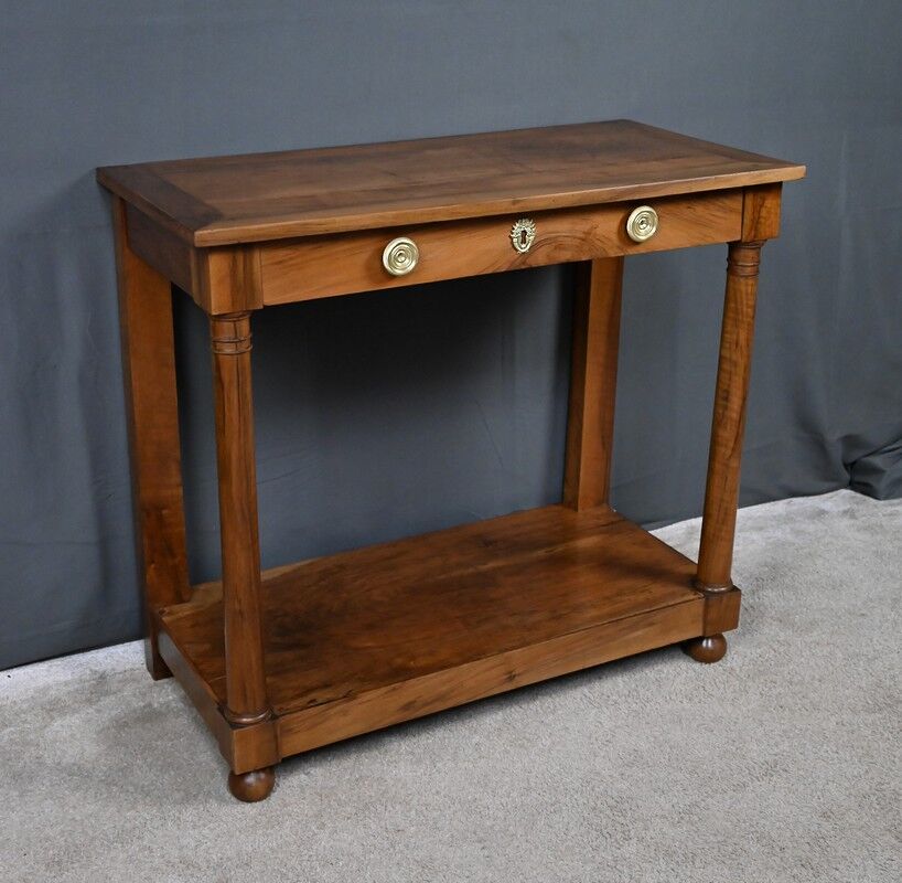 Console de propriété en noyer, époque Empire – début XIXe