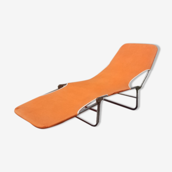 Transat bain de soleil vintage orange - années 70