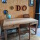 Large wooden desk