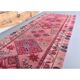 Pink Turkish Hand-Knotted Runner 86x317