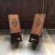 Hand Carved  Chairs, 1960s from Cuba 2 st