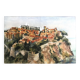 Lithograph Monaco the Palace signed Jean-Marie Simon 20th century