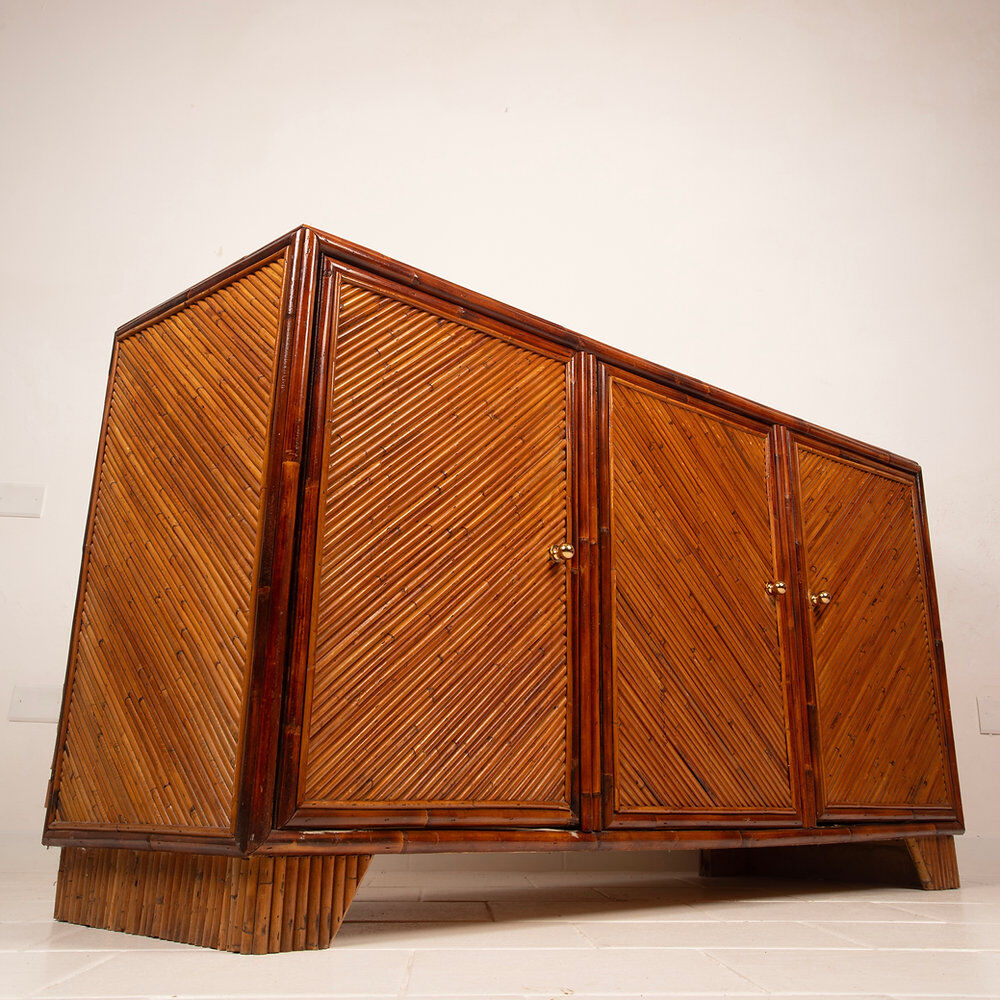 Vivai del Sud rattan sideboard, 1970