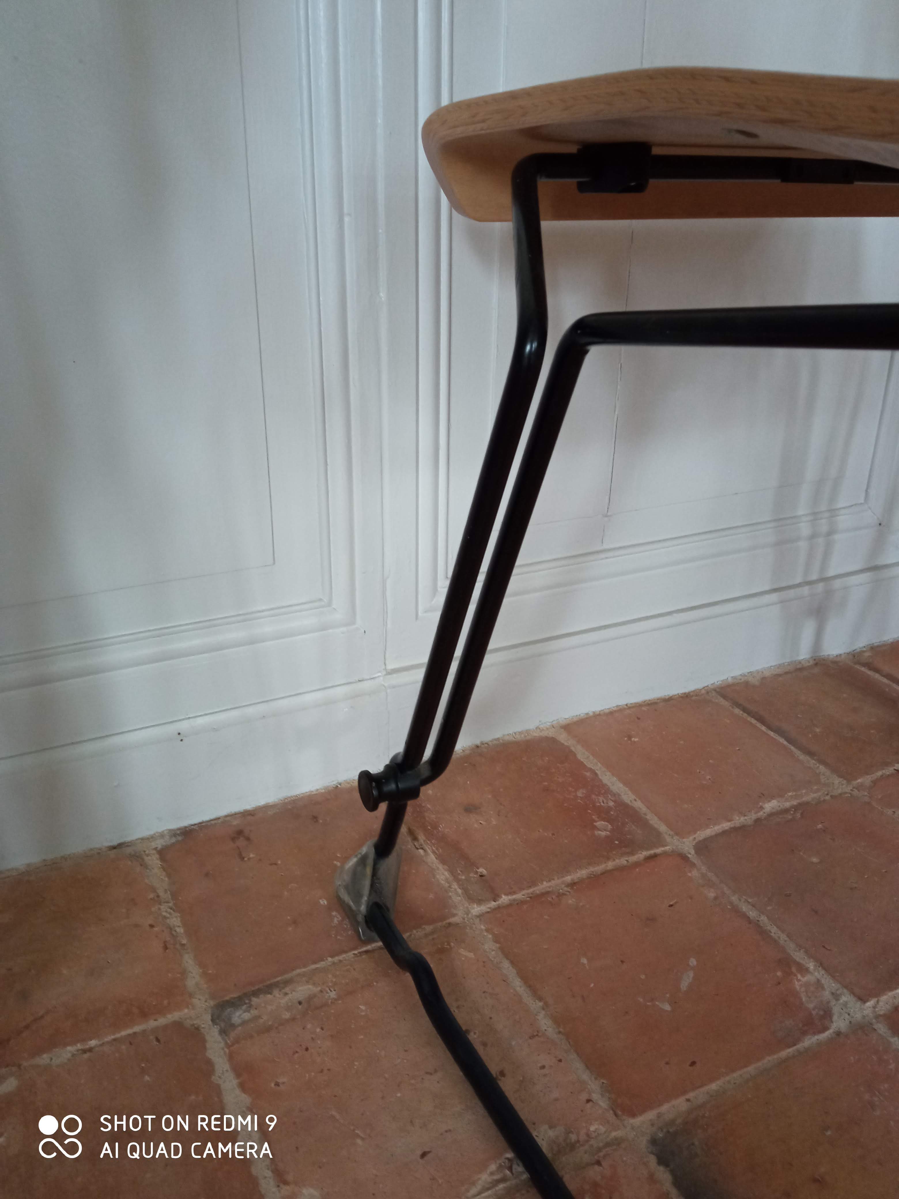 Paire de chaises vintage Stoll Giroflex par Albert stoll