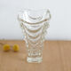 Vase en verre moulé vintage