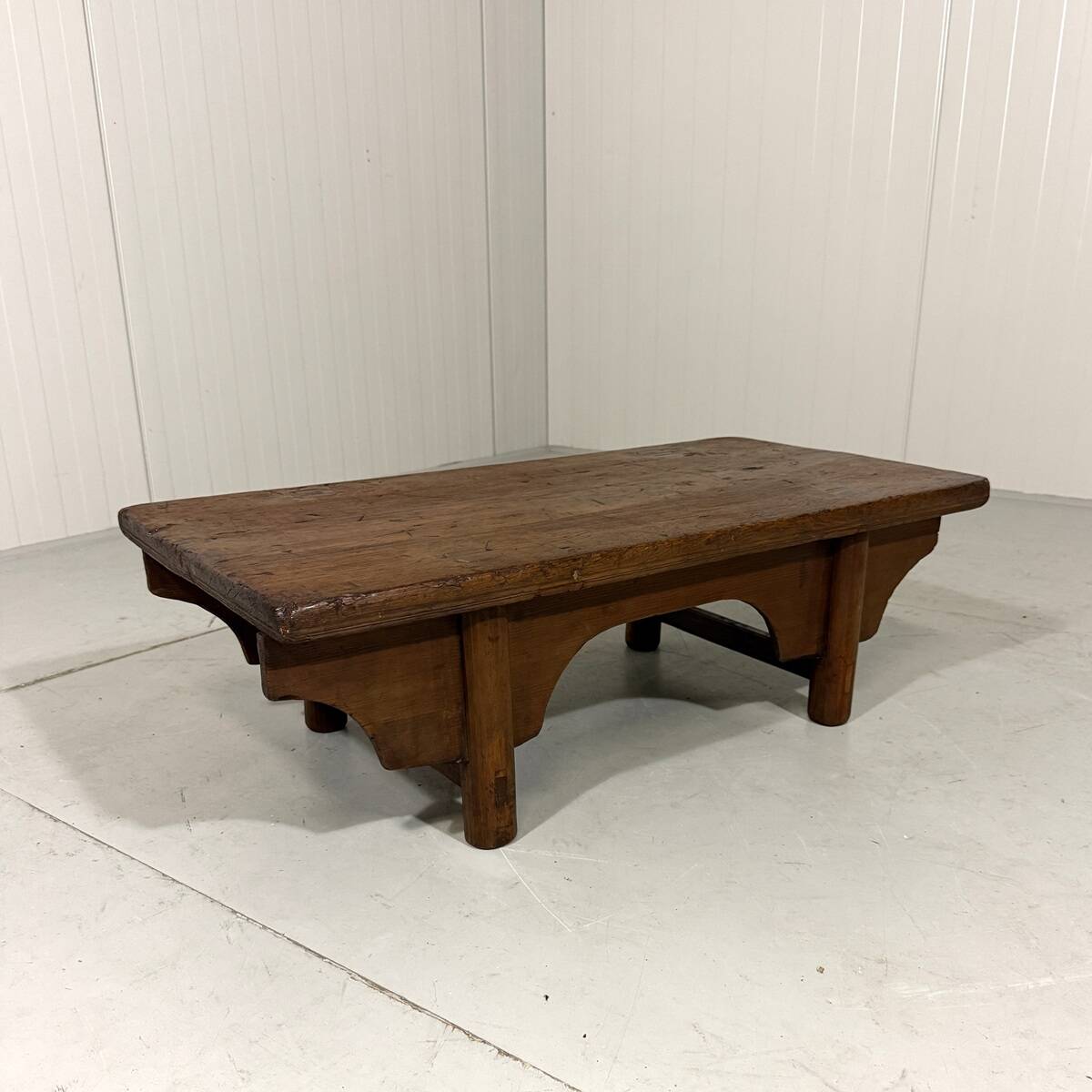 Rustic antique low coffee table side table 1900’s