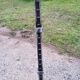Brutalist iron lamppost of the 1960s