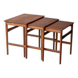 Set of 3 nesting tables ‘AT-40’ by Hans Wegner