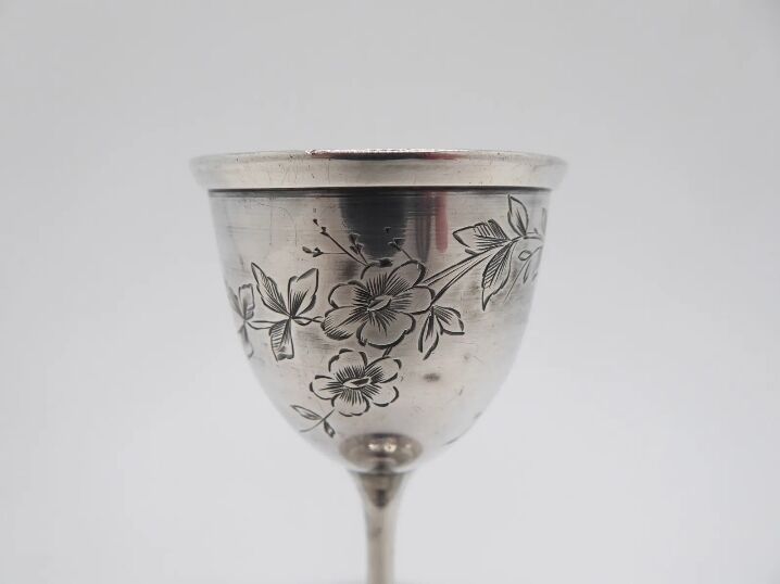 Sterling silver eggcup