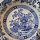 Hollow dish Creil and Montereau model Pagoda