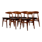 MK9478 CH33 dining chair by Hans J. Wegner for Carl Hansen & Søn, Set of 6