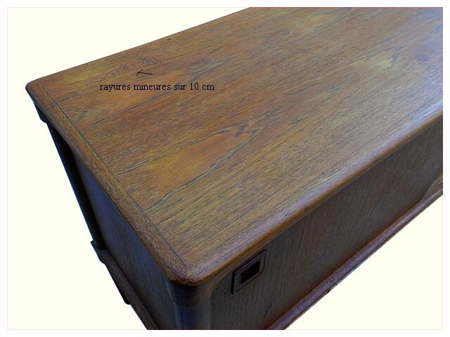 Danish teak row H.W. Klein Scandinavian 1960s