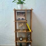 Regain homemade pine bookcase shelf
