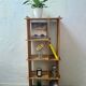 Regain homemade pine bookcase shelf