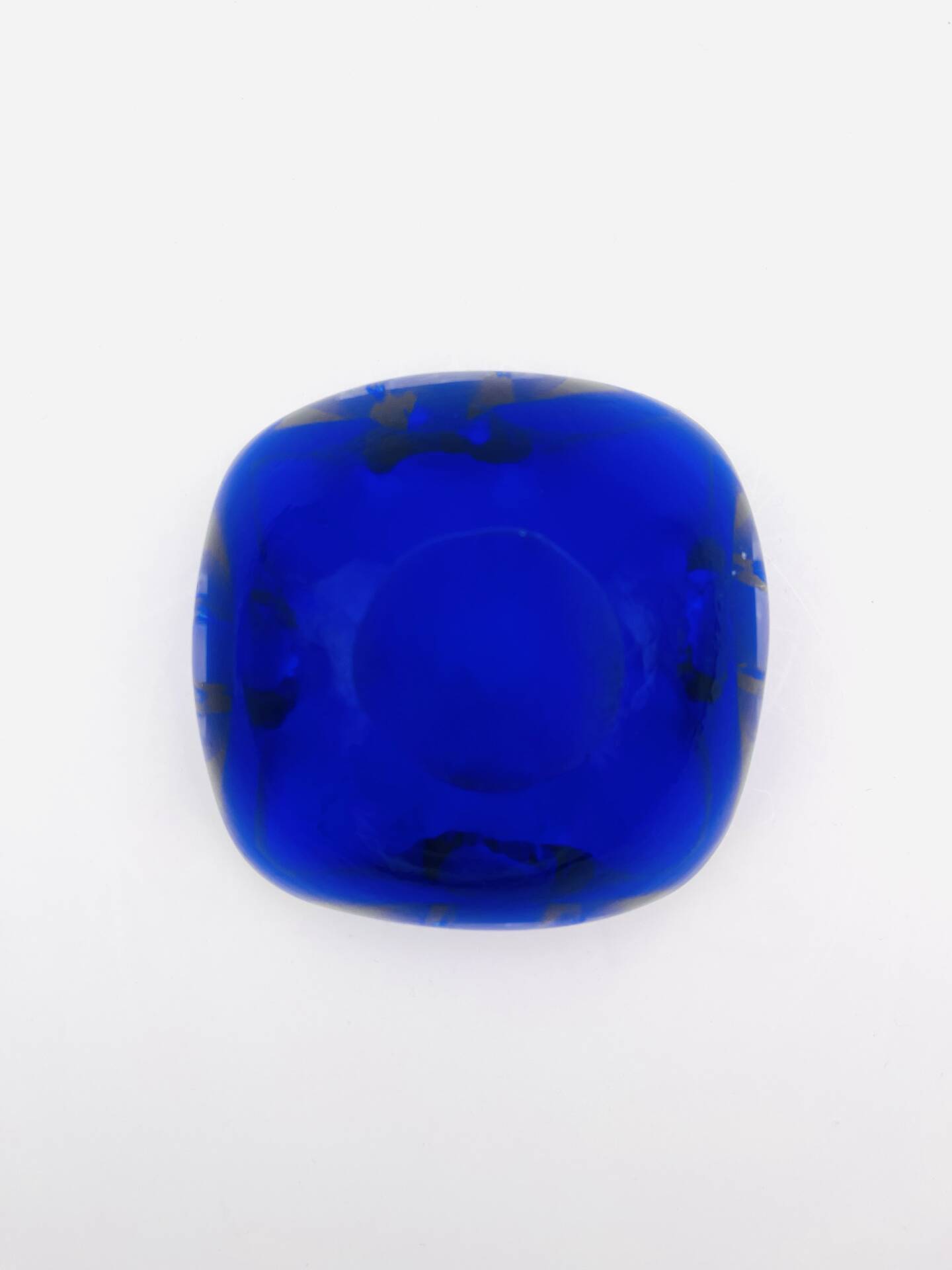 Murano Sommerso Cobalt Blue Dish - 1960
