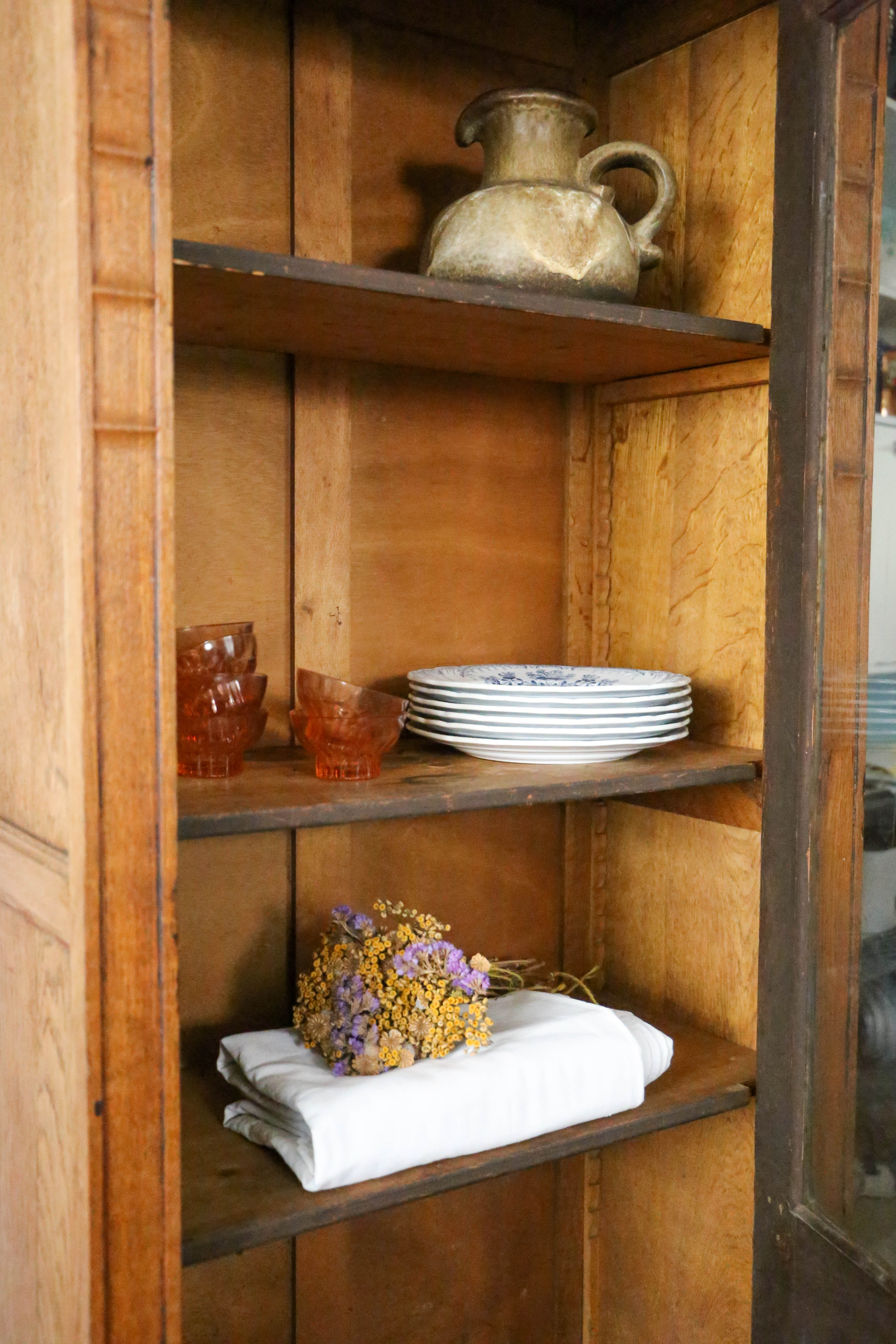 Glazed art deco cabinet