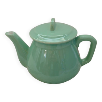 Théière ancienne verte