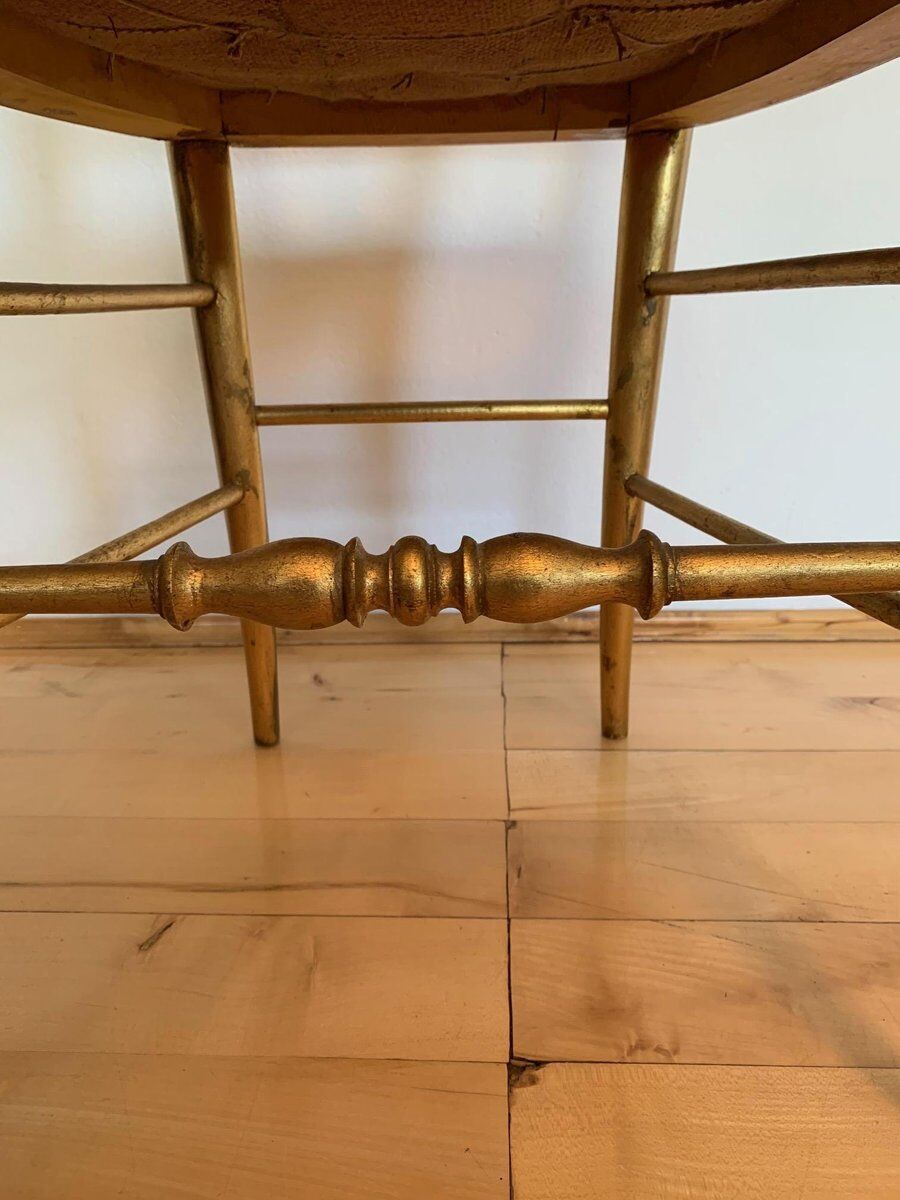 Chaise de salle à manger Chiavari italienne du 19ème siècle