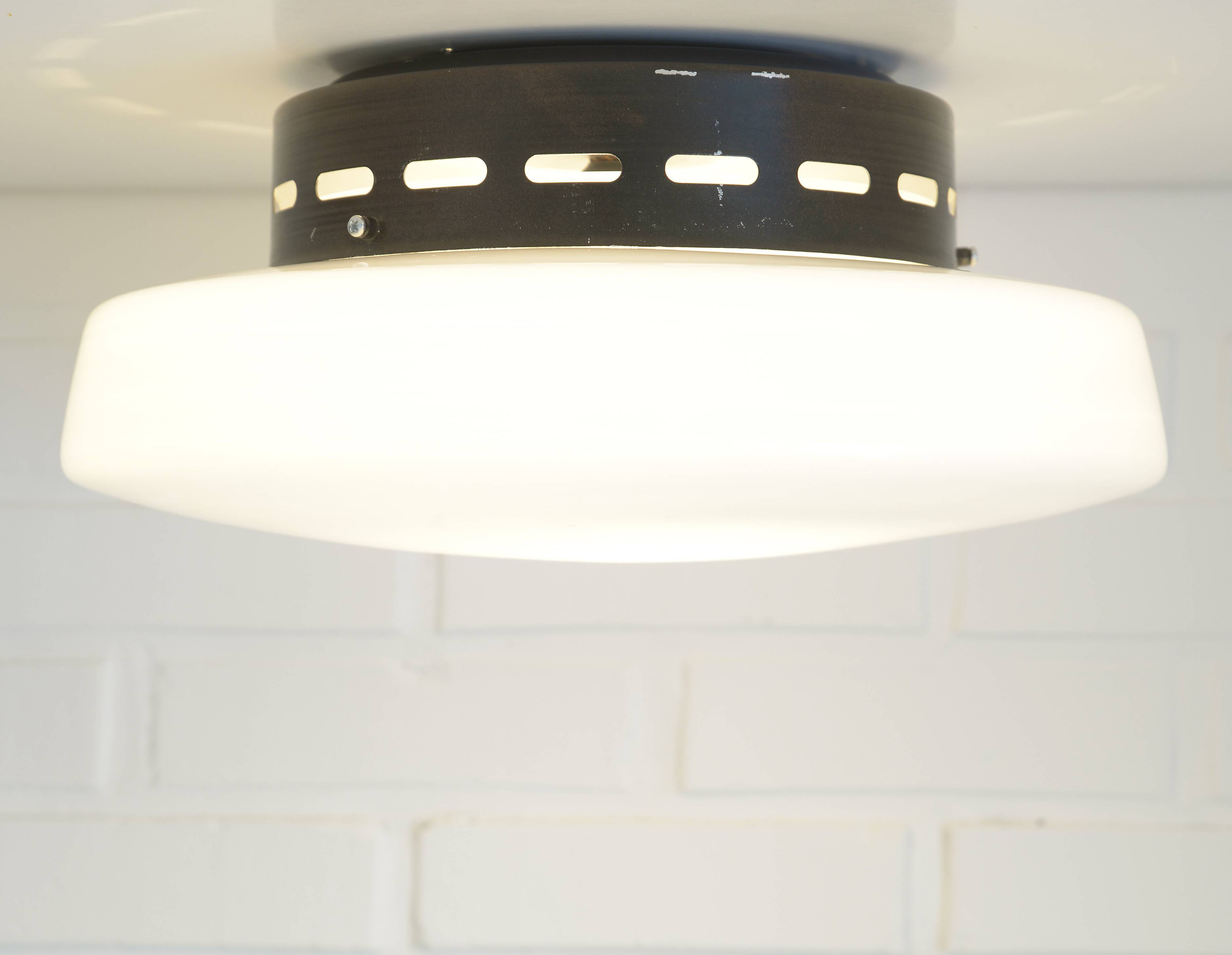 Extra large vintage sconce mid century modern ceiling light 1980's