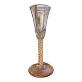 Verre twist fin XVIIIe siècle