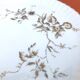 Old cake plate Porcelain from Aquitaine L.L Lourioux France