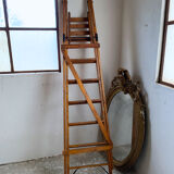 Ancien escabeau d’atelier bois Slingsby - 7 marches - anglais