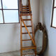 Former Slingsby wood workshop stepladder - 7 steps - english