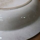 Plat creux Sarreguemines modèle FONTANGES blanc/rose