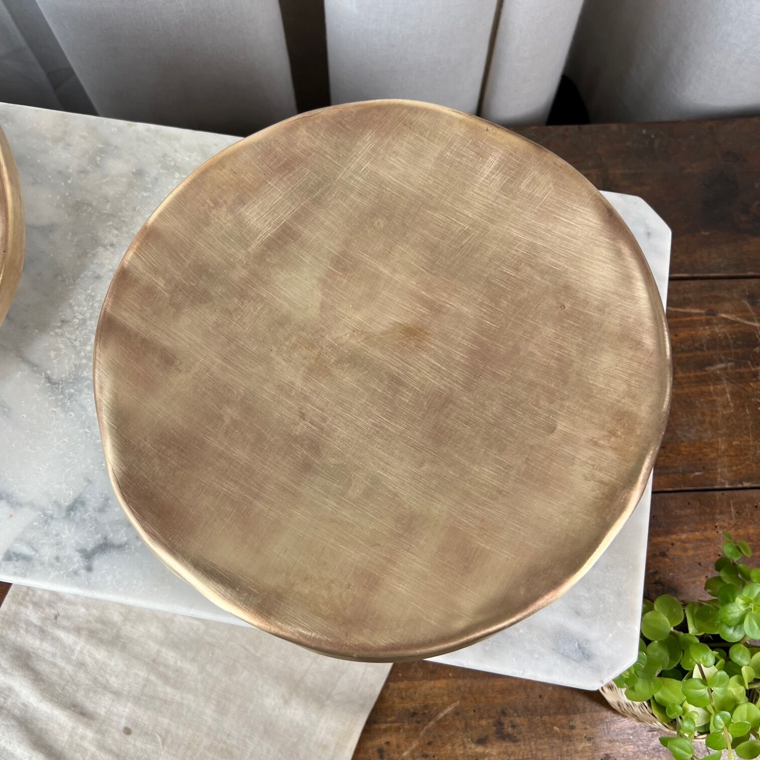 Grocer's scale in wood and marble "Béranger"