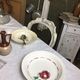 Hollow dish of round shape, made in France Digoin Sarreguemines